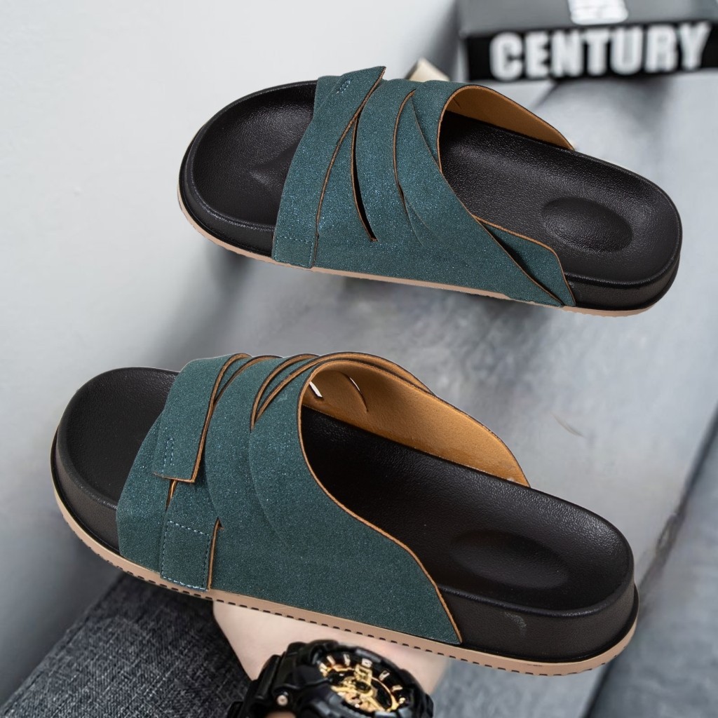 Men Luxury Mesh Slides Summer  - Mens Fashion Modern 리뷰 및 가격