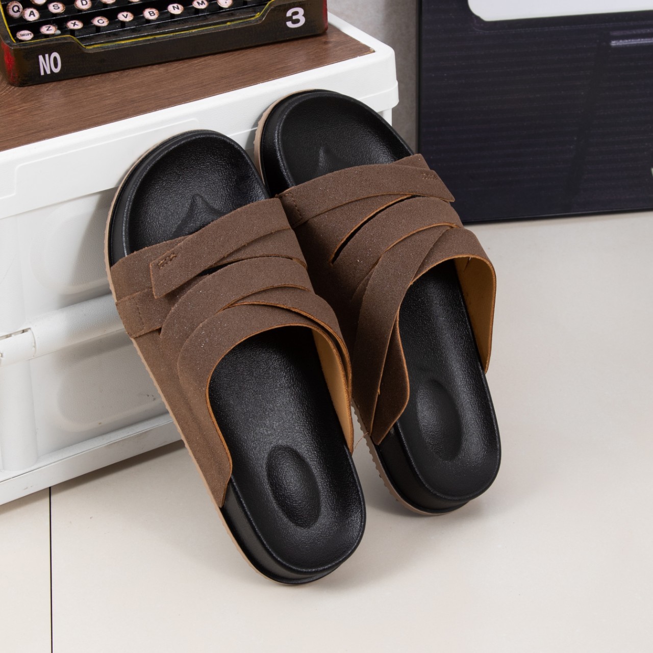 Men Luxury Mesh Slides Summer  - Mens Fashion Modern 리뷰 및 가격