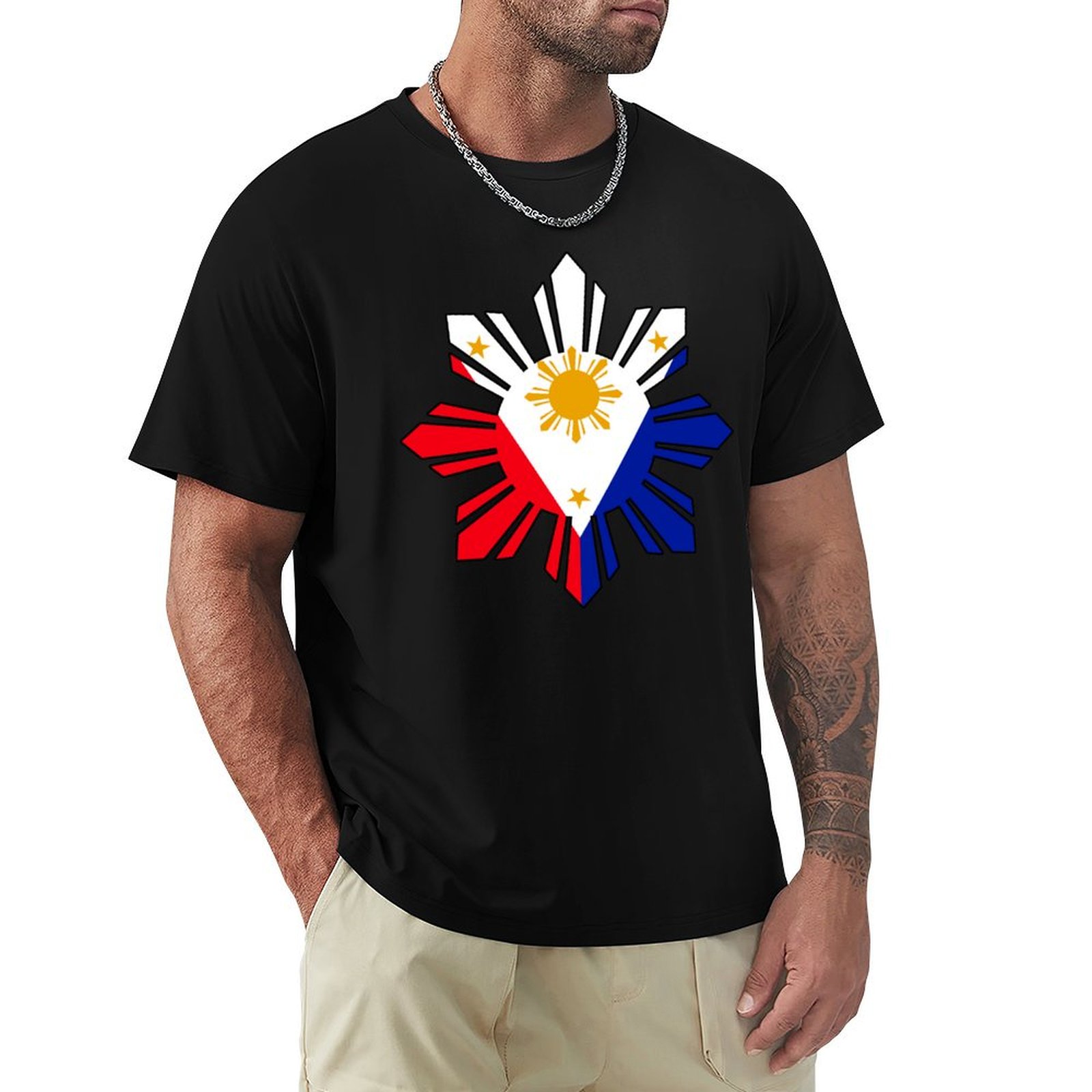 Philippine Sun Flag T-Shirt Fa - Men'S Fashion Philippines 리뷰 및 가격