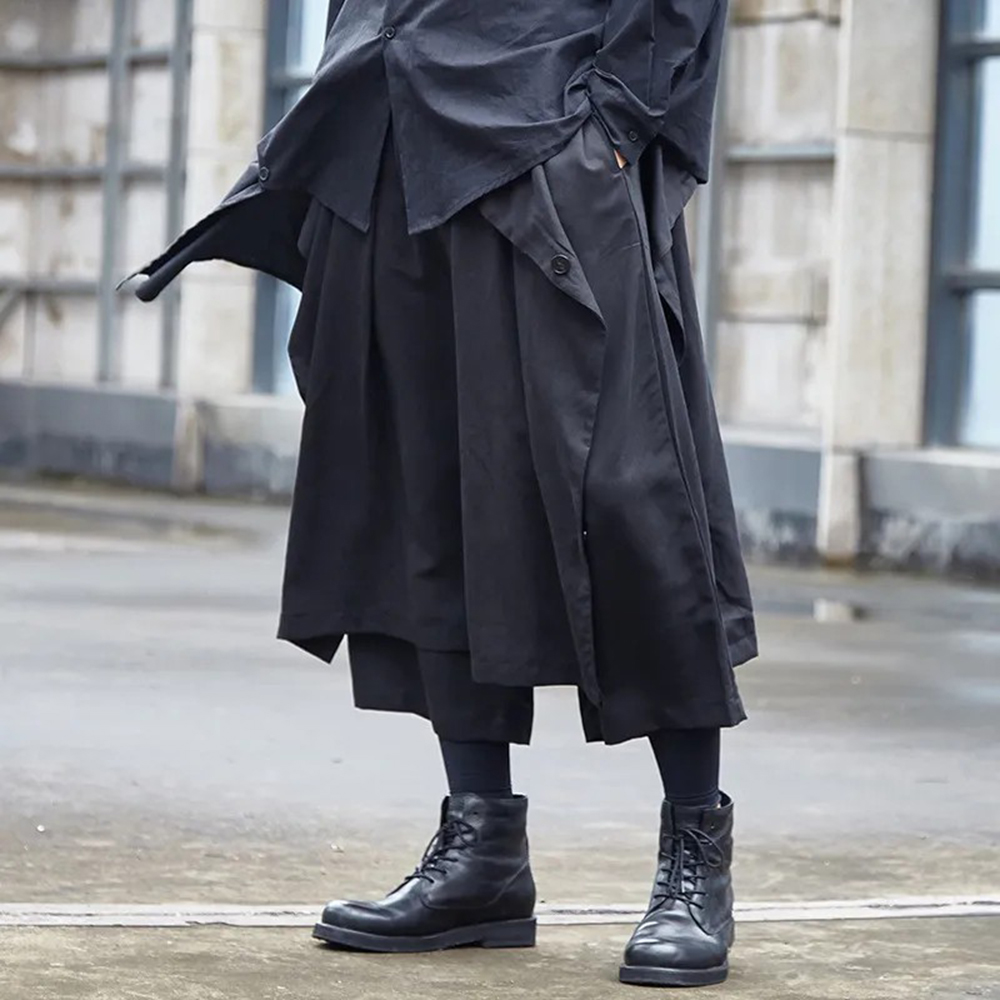 Gothic Dark Pants Y2k Irregula - Mens Fashion Trends 2026 리뷰 및 가격