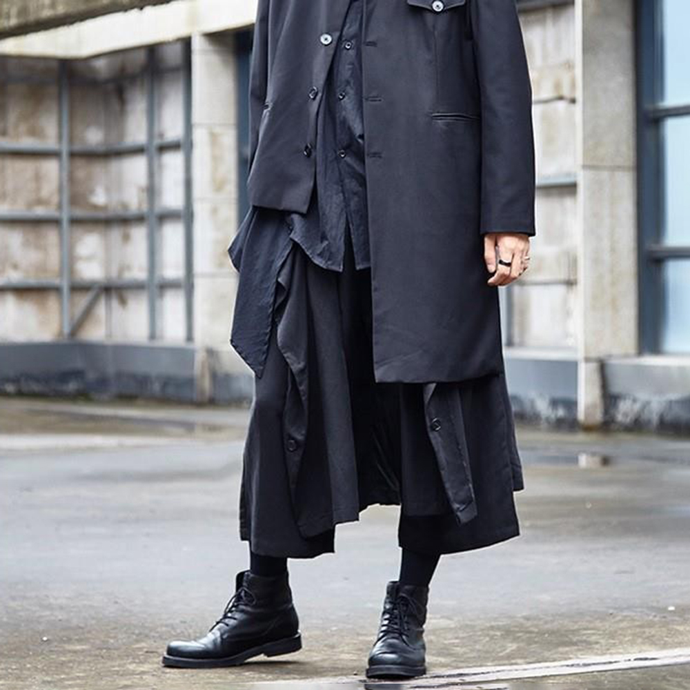 Gothic Dark Pants Y2k Irregula - Mens Fashion Trends 2026 리뷰 및 가격
