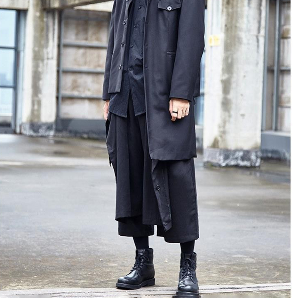 Gothic Dark Pants Y2k Irregula - Mens Fashion Trends 2026 리뷰 및 가격