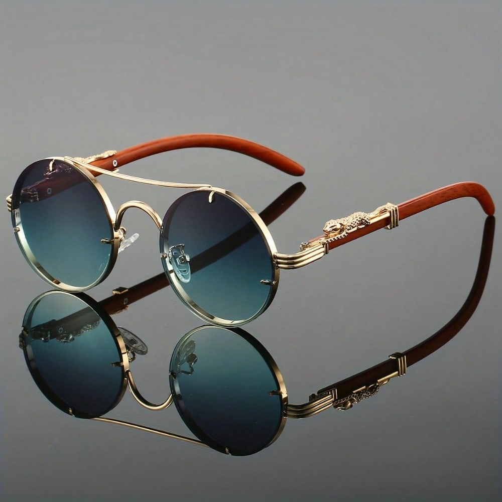 Stylish Round Metal Frame Sung - Men Fashion Photography 리뷰 및 가격