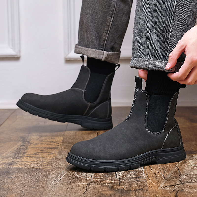 Men High Top Boots Thick Sole  - Mens Fashion Modern 리뷰 및 가격