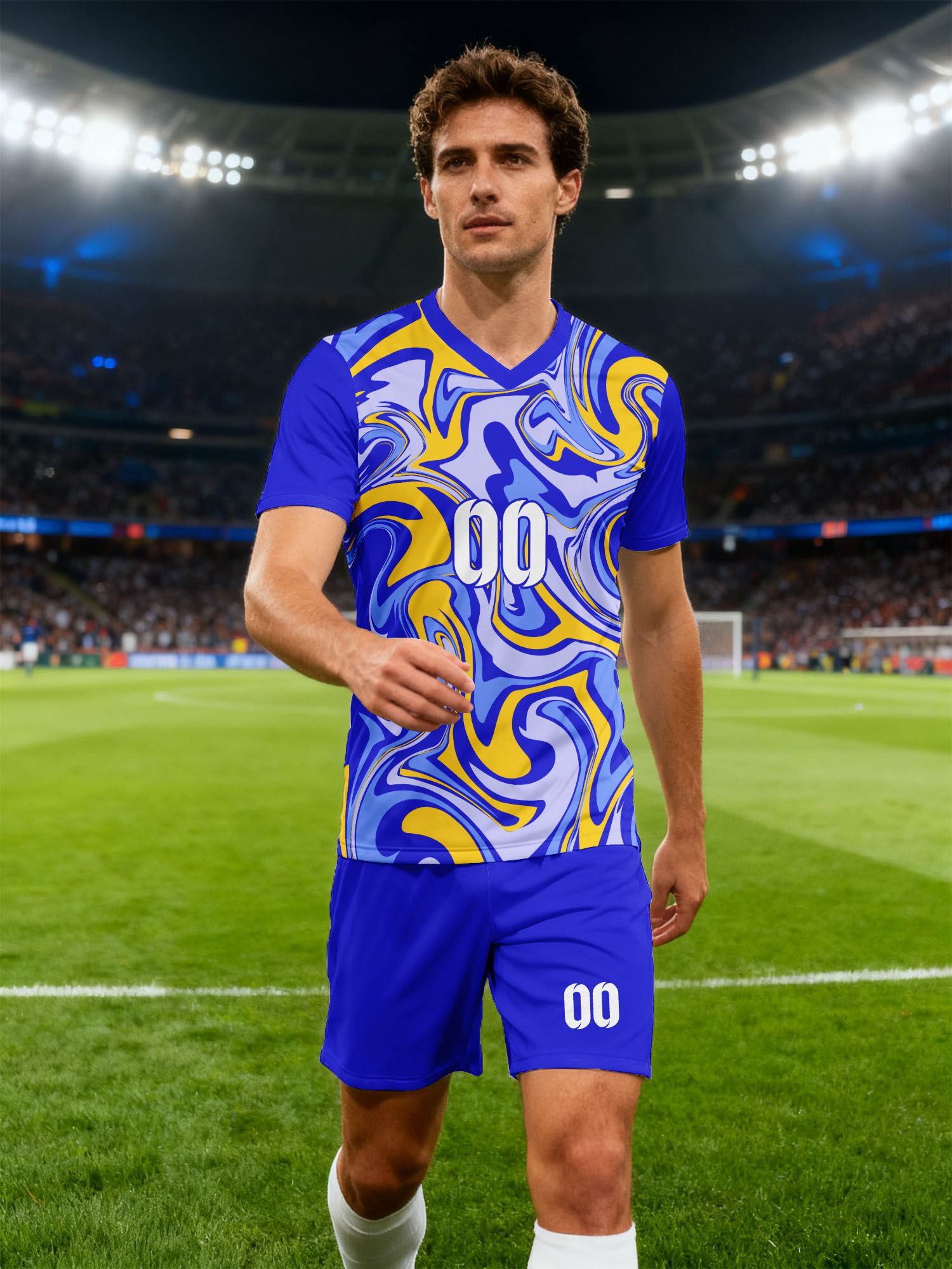 Custom Soccer Jersey With Cust - Mens Fashion Modern 리뷰 및 가격