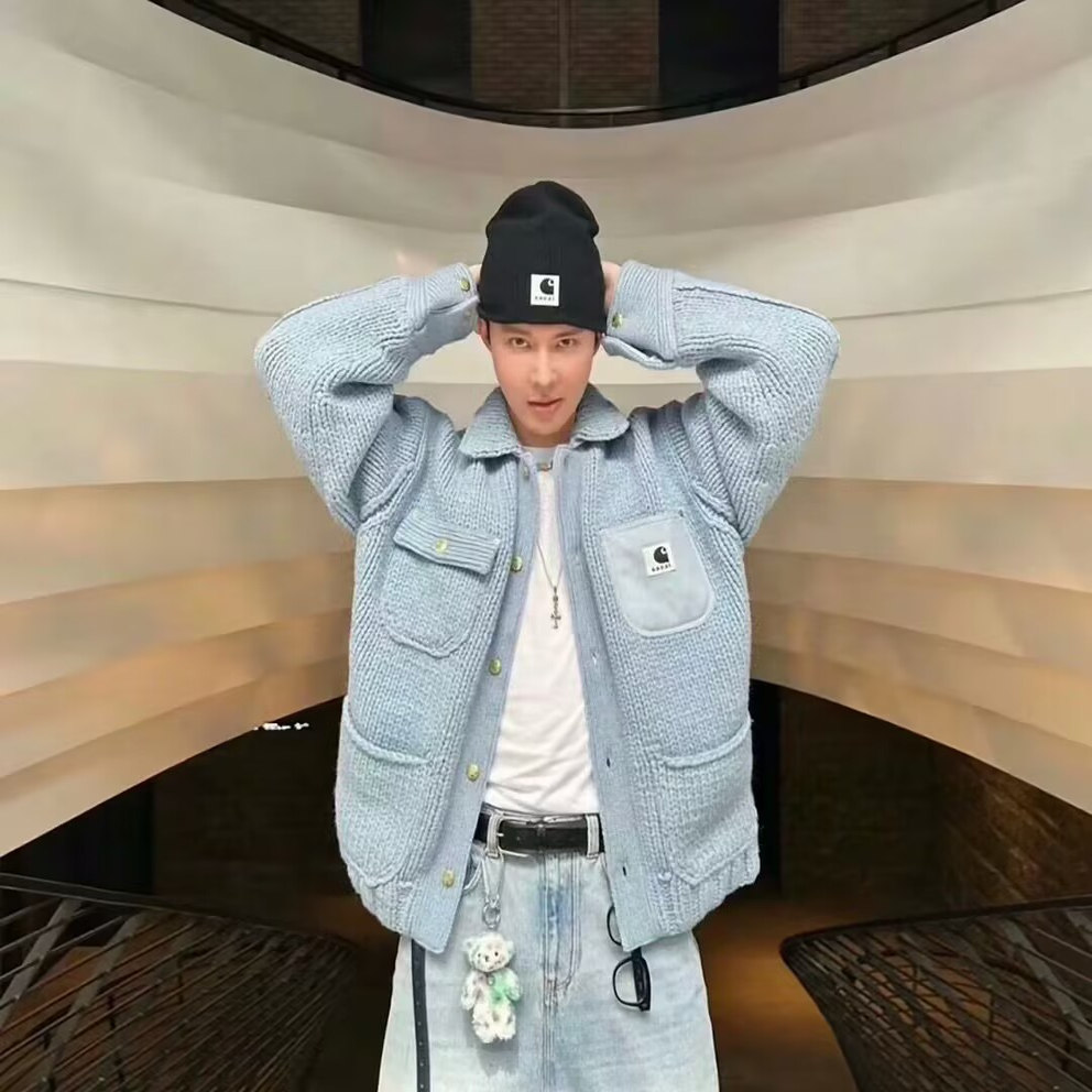 Vuu Sacai Collaborative Patchw - Beanie Winter Hat 리뷰 및 가격