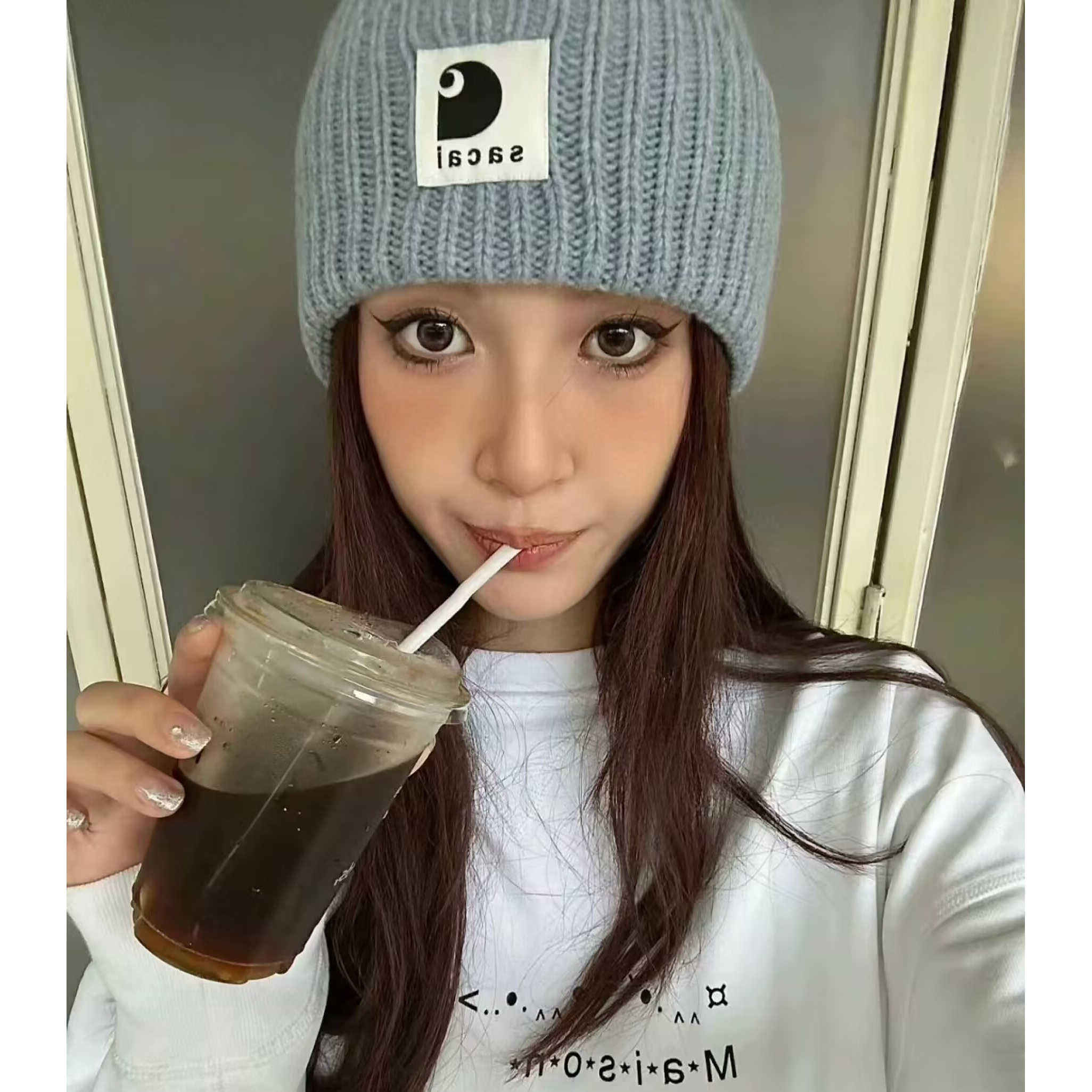 Vuu Sacai Collaborative Patchw - Beanie Winter Hat 리뷰 및 가격