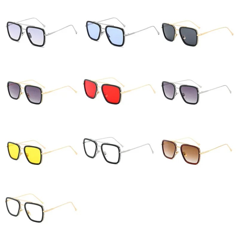 Steam Punk Tony Stark Sunglass - Men'S Fashion Glasses 리뷰 및 가격